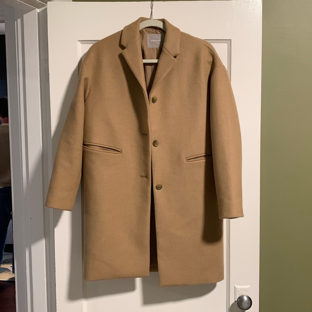 Everlane Cocoon Coat Camel